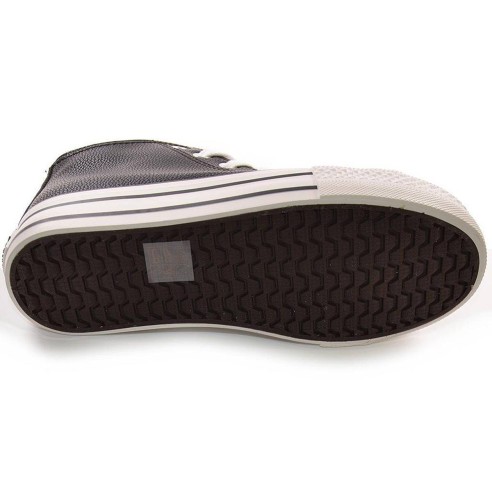 52707 B&w Zapatilla Bota Comprar Zapatilla de caña alta en sintético, forro interior y plantilla en textil. Cremallera interior 