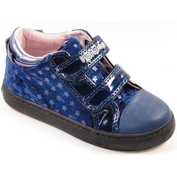 952120 Pablosky Botín Comprar Botín en textil, forro transpirable y planta interior de piel. Doble velcro, puntera de goma, piso