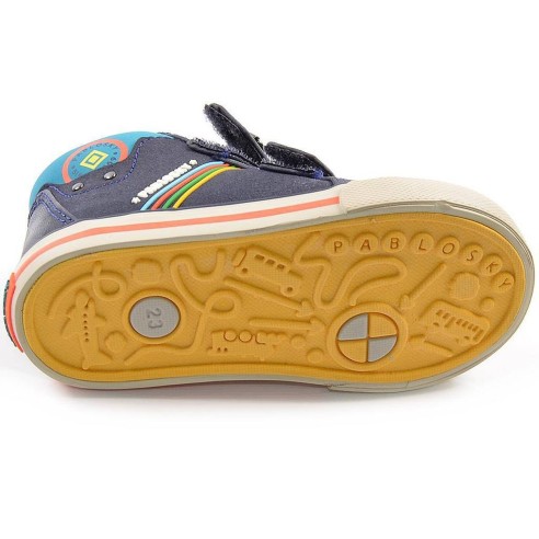 951820 Pablosky Botín Comprar Botín sintético, forro textil transpirable y planta interior de piel. Cierre de doble velcro , pun