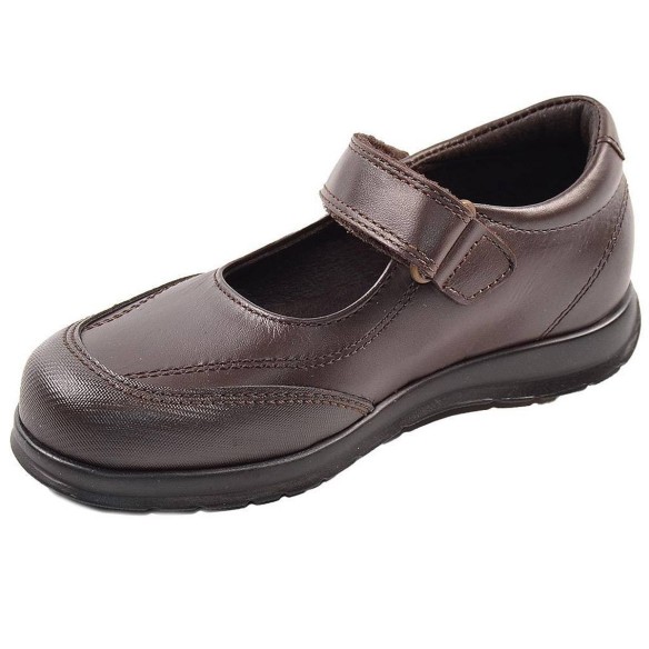 310190 Pablosky Zapato Colegial Zapato colegial de piel y puntera reforzada. Forro y plantilla textil inTech transpirable. Velcr