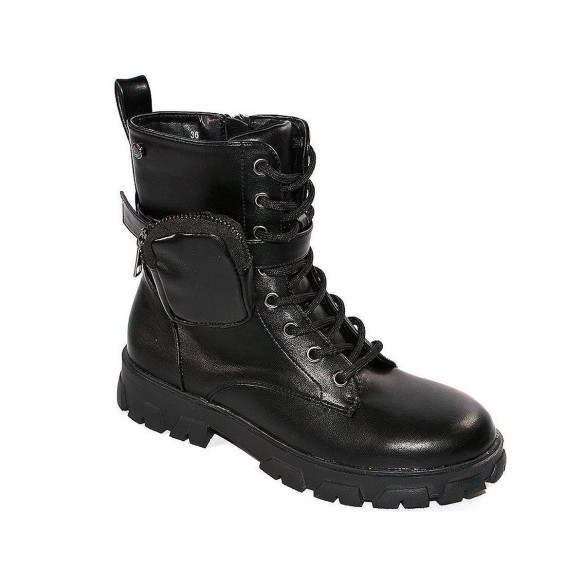 57844 Xti Kids Botín Botín sintético con bolsito monedero en el lateral, forro y plantilla textil acolchado. Cremallera interior