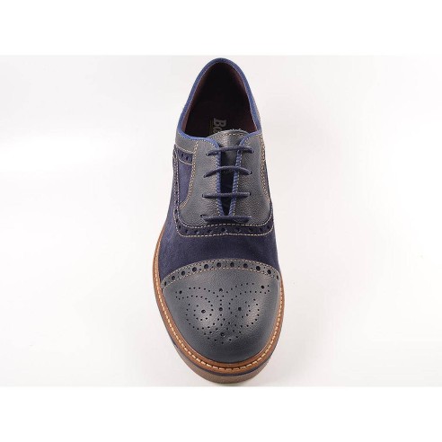 4753 Baerchi Zapato Comprar Zapato serraje y piel, forrado de microfibra y plantilla anatómica transpirable. Cordones. Piso con 