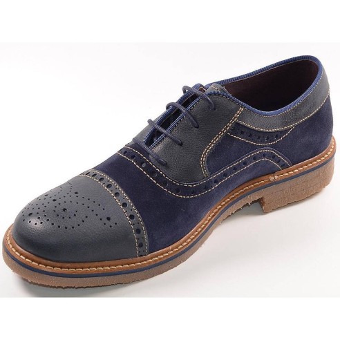 4753 Baerchi Zapato Comprar Zapato serraje y piel, forrado de microfibra y plantilla anatómica transpirable. Cordones. Piso con 