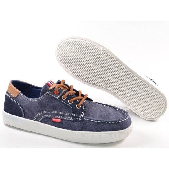 57035 Xti Kids Nautico Comprar zapato náutico textil con cordones y piso de goma muy flexible antideslizante. Ideal para vestir 