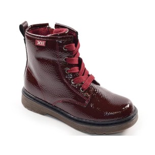 56949 Xti Botín Comprar Botín sintético charol, forro y plantilla textil acolchado. Cierre con cremallera interior y cordones aj