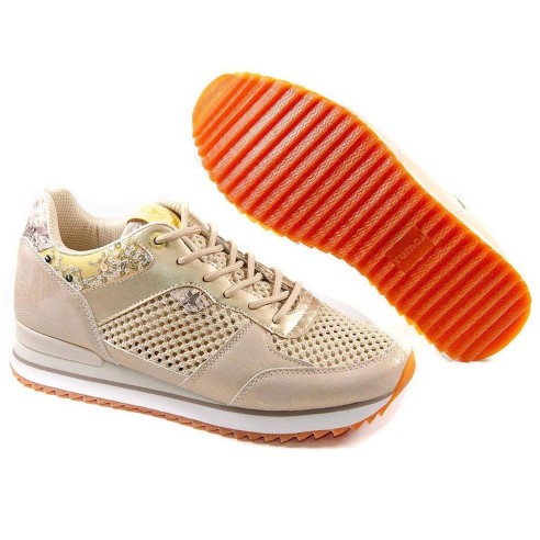 Diana Yumas Sneaker Sneaker de nylon perforado y sintético. Cierre en cordones ajustable. Plantilla textil con cuña interior lát