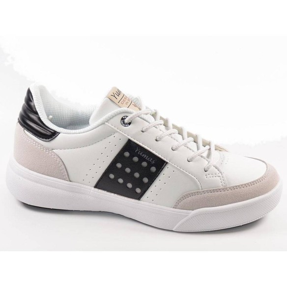 Osaka Yumas Sneaker Sneaker piel sintética, forro interior textil acolchado transpirable, plantilla confort látex. Cierre en cor