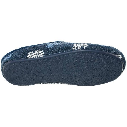 10361 Cm Confort Zapatilla Casa Comprar Zapatilla destalonada, en textil muy suave y plantilla acolchada para un máximo confort.