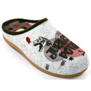 Eferding Hot Potatoes! Zapatilla Casa Comprar Zapatillas estar por casa, estampado de fieltro reciclado y planta afelpada poliés 2