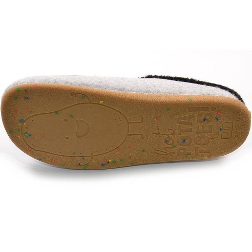 Eferding Hot Potatoes! Zapatilla Casa Comprar Zapatillas estar por casa, estampado de fieltro reciclado y planta afelpada poliés