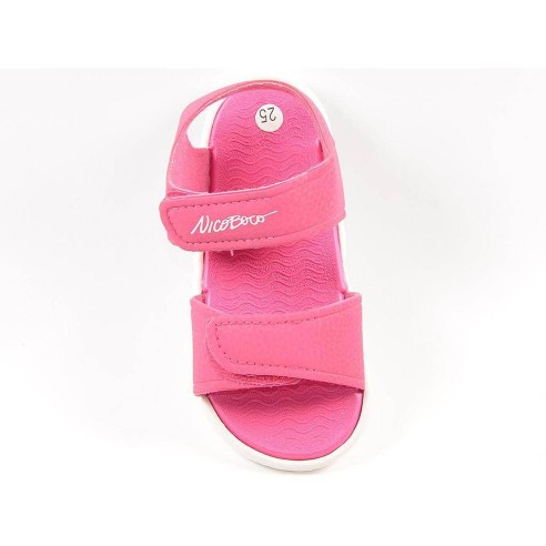 Sakira Nicoboco Sandalia Playa SAKIRA NICOBOCO. Sandalia material sintético con cierre de doble velcro y piso de Eva termoconfor