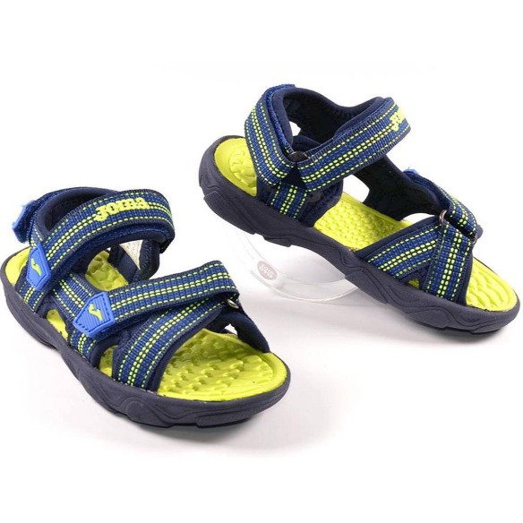 Wavejr2103 Joma Sandalia Sandalia textil, forrado acolchado. Cierre con doble velcro en empeine y tira en talón con velcro. Plan