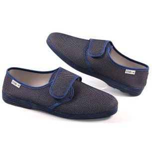 614 Cosdam Zapatilla Zapatilla textil con acolchado transpirable, cierre con velcro en empeine ajustables. Suela antideslizante, 2