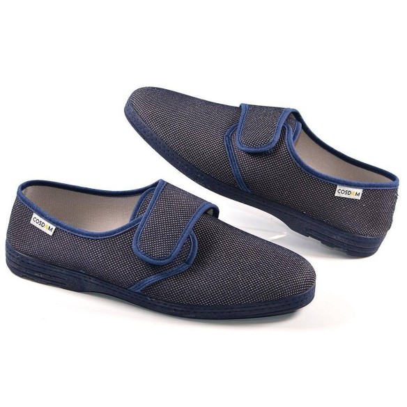 614 Cosdam Zapatilla Zapatilla textil con acolchado transpirable, cierre con velcro en empeine ajustables. Suela antideslizante,