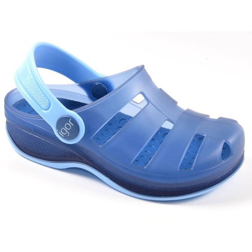 Surfi Igor Zueco Comprar Sandalia tipo Zueco traslúcida, tira en el talón movible. Plantilla antideslizante confort extraíble. P