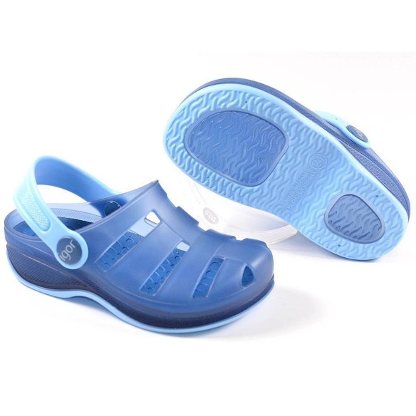 Surfi Igor Zueco Comprar Sandalia tipo Zueco traslúcida, tira en el talón movible. Plantilla antideslizante confort extraíble. P