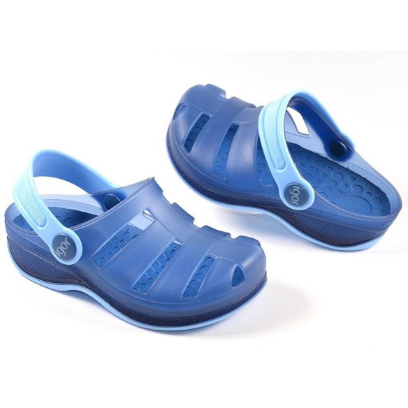 Surfi Igor Zueco Comprar Sandalia tipo Zueco traslúcida, tira en el talón movible. Plantilla antideslizante confort extraíble. P