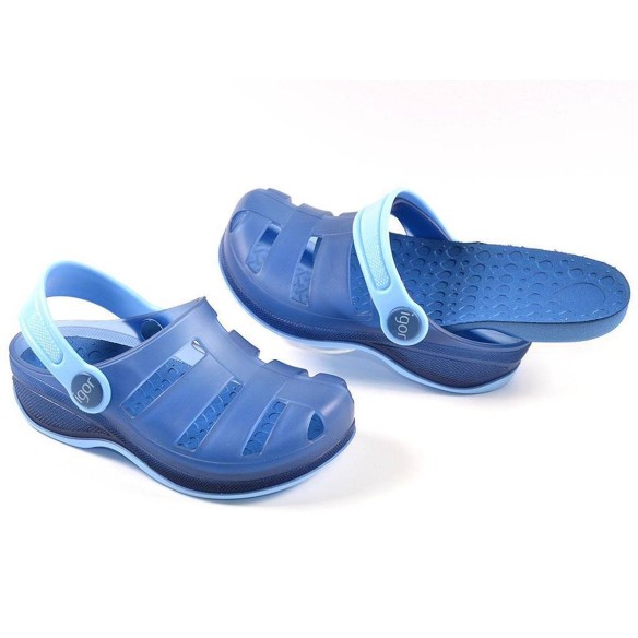 Surfi Igor Zueco Comprar Sandalia tipo Zueco traslúcida, tira en el talón movible. Plantilla antideslizante confort extraíble. P