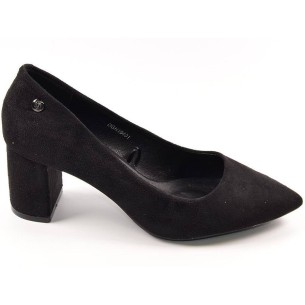 16401 D'Angela Zapato Comprar Zapato salón textil, forro sintético con planta en piel. Piso de caucho y tacón ancho de 6cm. de a 2