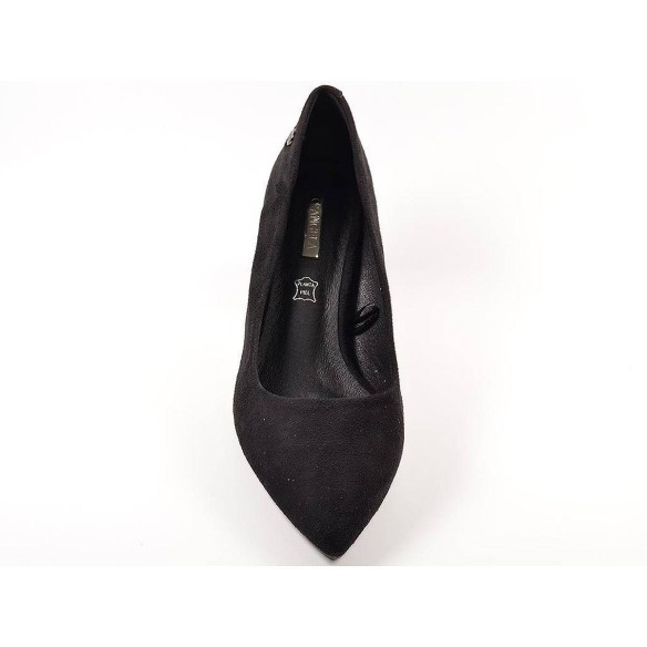 16401 D'Angela Zapato Comprar Zapato salón textil, forro sintético con planta en piel. Piso de caucho y tacón ancho de 6cm. de a