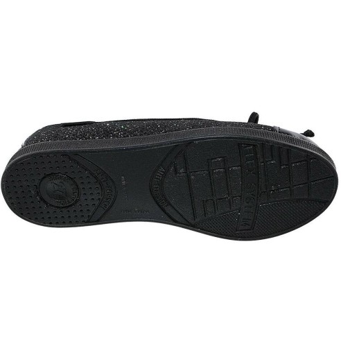 29515 Conguitos Zapato Bailarina Zapato Bailarina en material textil metalizado, puntera en charol y forrado interior en textil.