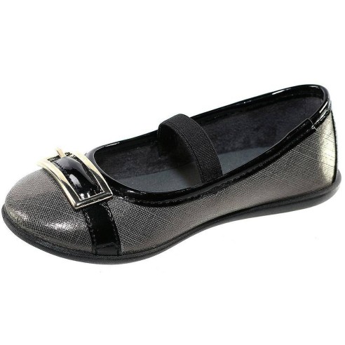 26540 Conguitos Zapato Zapato sintético metalizado. Forro textil y elástico en empeine. Piso de goma antideslizante y muy flexib