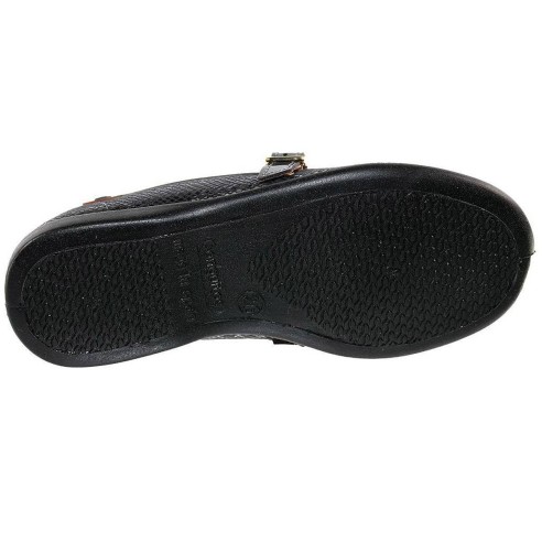 10271 Conguitos Zapato Mercedes Zapato mercedes en material sintético metalizado. Forrado interior en textil y cierre con hebill