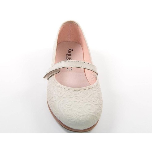 70428 Xiquets Zapato Comprar Zapato de piel con un grabado muy original, cierre en velcro y plantilla en piel acolchada. Piso de