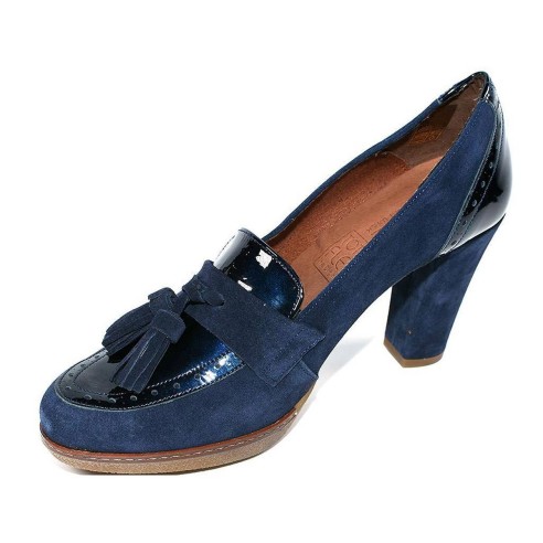 2191 Desireé Zapato Comprar Zapato de piel serraje y piel charol en pala y talón. Forro textil. Plantilla confort. Plataforma an