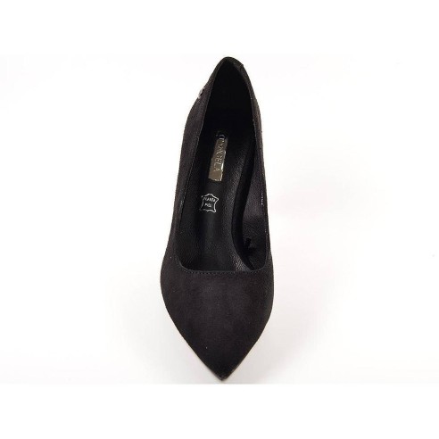 16402 D'Angela Zapato Comprar Zapato salón textil, forro sintético con planta en piel. Piso de caucho y tacón de 8cm. de altura.