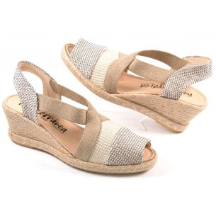 10312 Mediterranea Alpargata Zapatilla Alpargata textil con elásticos laterales, forro interior textil y plantilla acolchada. Pi 2