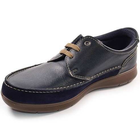 27901 Luisetti Zapato Comprar Zapato Mocasín de piel, forro textil y plantilla acolchada textil extraíble. Cordones ajustables. 