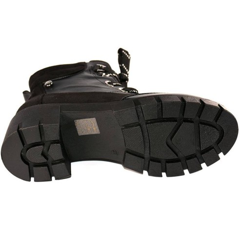 20102 D'Angela Botín Comprar Botín militar sintético y textil. Cierre en cordones y cremallera. Forro y plantilla en textil acol