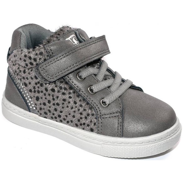 1800 Crecendo Botín Botín sintético y textil. Forro y plantilla textil acolchado. Cremallera interior, cordones y velcro. Suela 