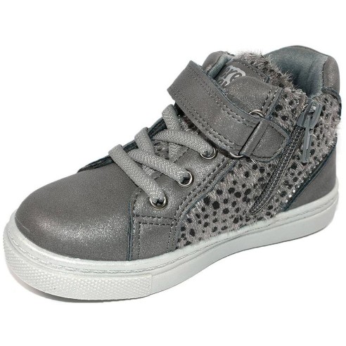 1800 Crecendo Botín Botín sintético y textil. Forro y plantilla textil acolchado. Cremallera interior, cordones y velcro. Suela 