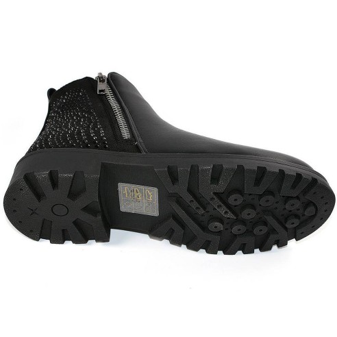 1815 Crecendo Botín Comprar Botín sintético y textil. Forro y plantilla textil acolchado. Cremallera interior. Piso de goma anti