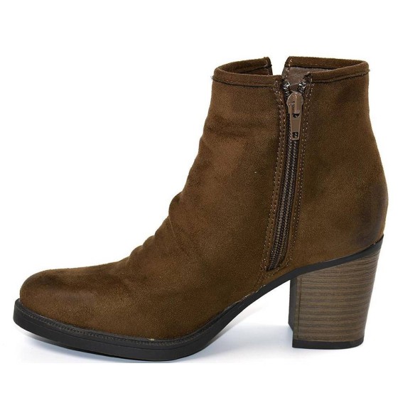 9227 Isteria Botín Comprar Botín de ante sintético. Forro textil acolchado y cierre con cremallera interior. Piso de goma antide