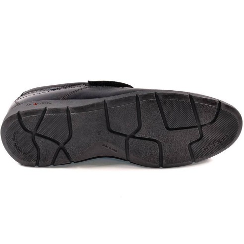 3933 Baerchi Zapato Zapato de piel, forro textil y plantilla en piel acolchada. Cierre en velcro ajustable. Piso de goma antides