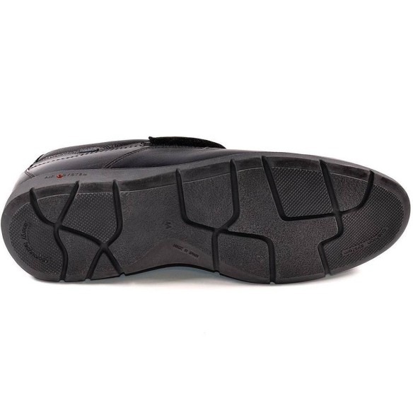 3933 Baerchi Zapato Zapato de piel, forro textil y plantilla en piel acolchada. Cierre en velcro ajustable. Piso de goma antides