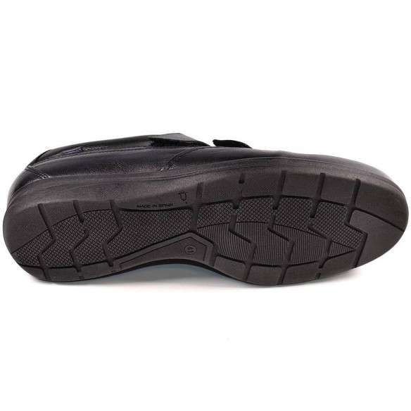 3805 Baerchi Zapato Zapato mocasín piel. Forro textil y plantilla memory stride. Cierre con doble velcro, Suela antideslizante. 