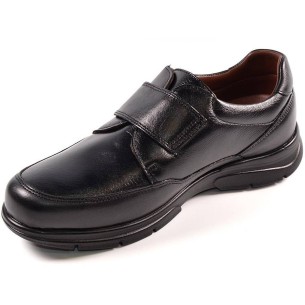 1252 Ancho Especial Baerchi Zapato Zapato piel, forro interior acolchado y plantilla confort extraíble. Cierre con velcro para u 2