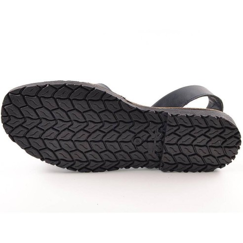 T-1-S Crecendo Sandalia Ibicenca Sandalia Ibicenca de piel, con cierre de velcro ajustable. Planta en piel y piso de goma antide