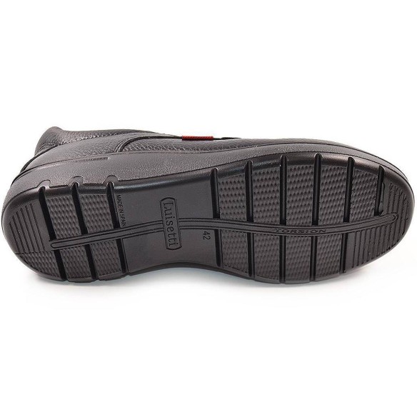 31001 Luisetti Mocasín Zapato Mocasín de piel. Forro interior y plantilla de microfibra transpirable. Cierre con elásticos en am