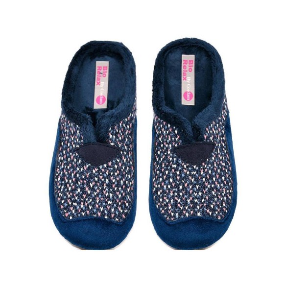 13268 Biorelax Zapatilla Casa Comprar Zapatilla destalonada textil muy suave y plantilla extraíble acolchada para un máximo conf