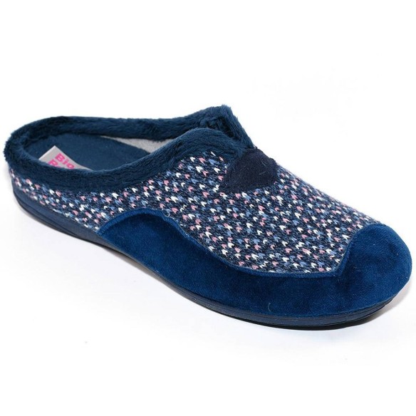 13268 Biorelax Zapatilla Casa Comprar Zapatilla destalonada textil muy suave y plantilla extraíble acolchada para un máximo conf