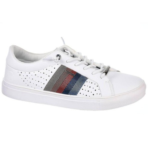 Coliseo Sneakers Yumas Zapato Sneaker en piel y serraje perforado en ambos laterales, cierre en cordones elásticos, forro textil