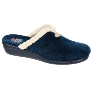 916 Cmconfort Zapatilla Casa Comprar Zapatilla destalonada, fabricada en textil muy suave y plantilla acolchada. Piso de cuña de 2