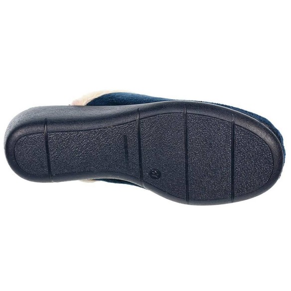 916 Cmconfort Zapatilla Casa Comprar Zapatilla destalonada, fabricada en textil muy suave y plantilla acolchada. Piso de cuña de