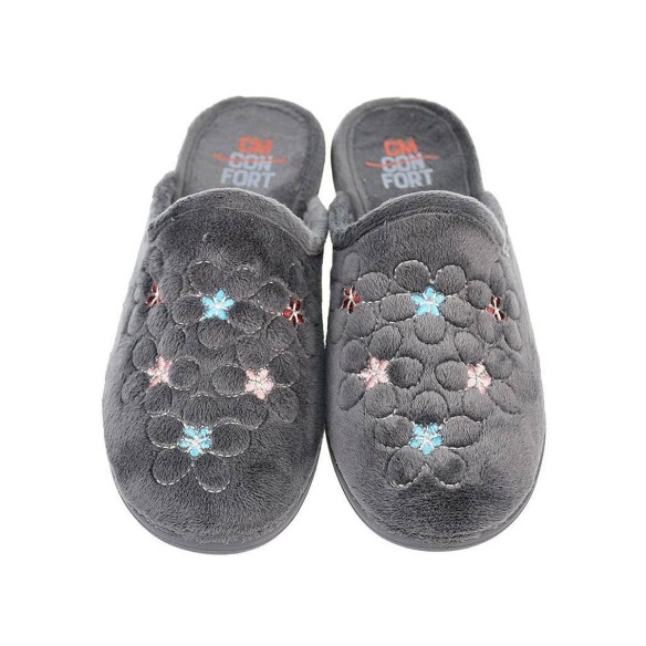 10112 Cmconfort Zapatilla Casa Comprar Zapatilla destalonada, fabricada en textil muy suave y plantilla acolchada. Piso de cuña 
