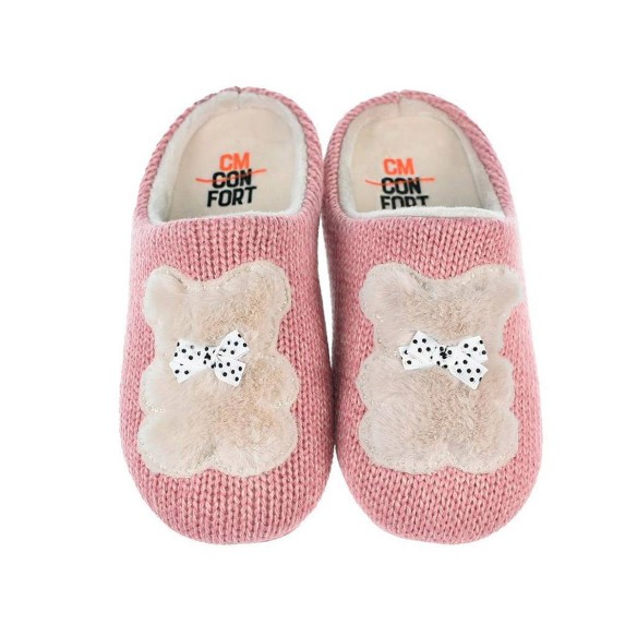 10457 Cmconfort Zapatilla Casa Comprar Zapatilla destalonada, textil muy suave y plantilla extraíble acolchada. Piso de goma ant